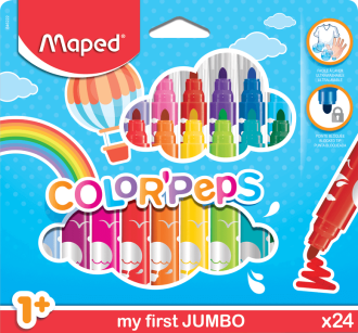 Flamastry Jumbo Color Peps Early Age 24 kolory