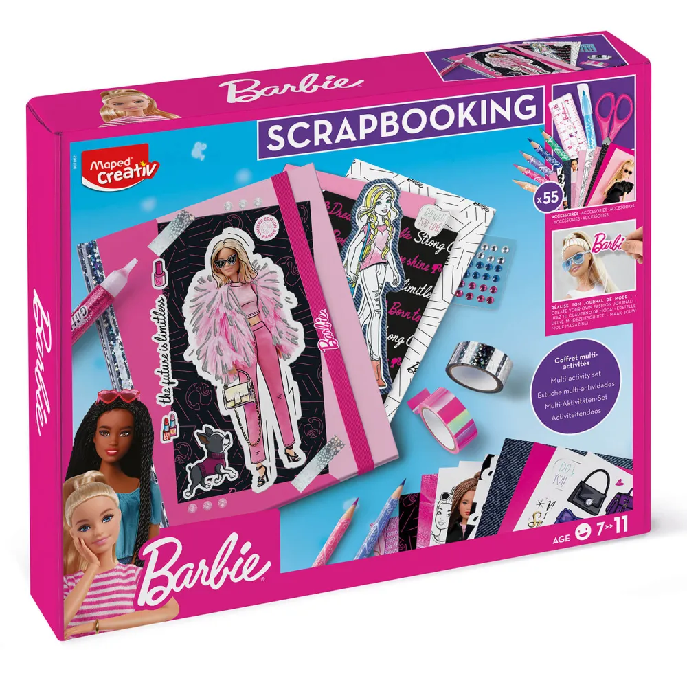 Barbie zestaw do scrapbookingu