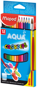 Kredki akwarelowe Maped Aqua Color Peps 12 kolorów