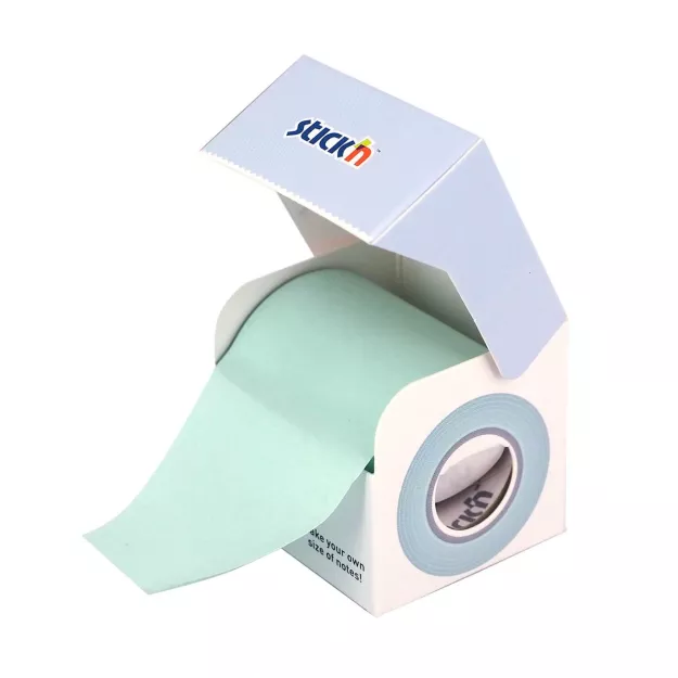 Notes samoprzylepny w rolce 10 m niebieski pastelowy