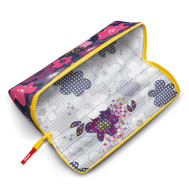 Dwustronny piórnik do pokolorowania PATTERN różowy