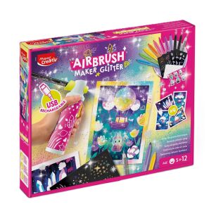 Spray AIRBRUSH MAKER do graffiti BROKATOWY na akumulator