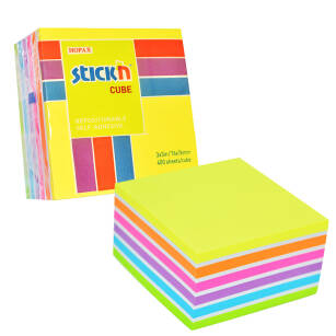 Notes kostka z 400 karteczkami w 7 kolorach