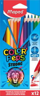 Kredki Color Peps Strong trójkątne Maped 12 kolorów