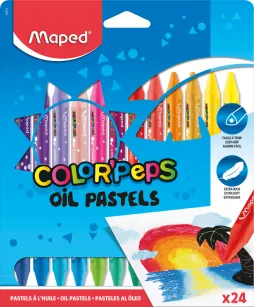 Карандаші Color Peps олійні малюнки Maped 24 кольори