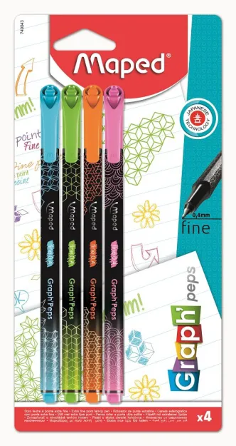 Графітові ручки Deco 4 кольори Fancy