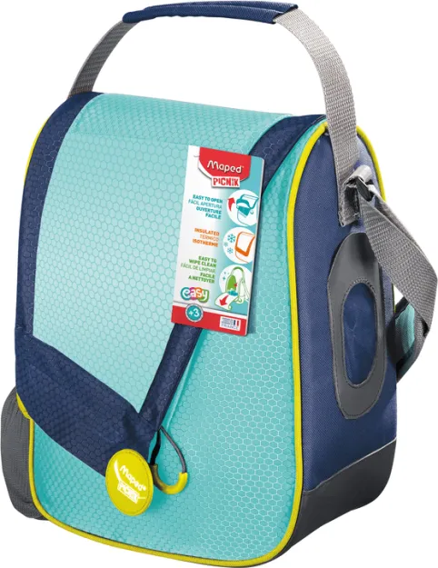 Термічна сніданкова сумка Maped Picnik зелено-синього кольору