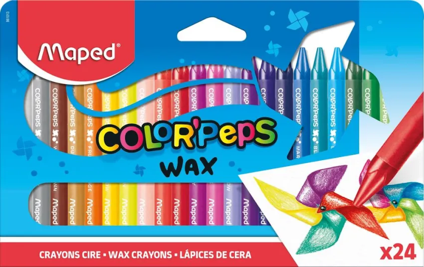Свічні карандаші Maped Color Peps 24 кольори