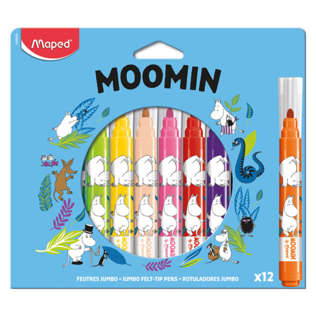 Flamastry Jumbo Muminki 12 szt.