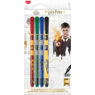 Pisaki Harry Potter 4 kolory