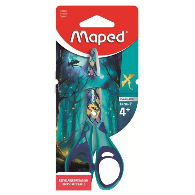 Nożyczki szkolne DRAGON 13 cm