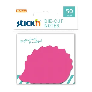 Zabawny notes w kształcie różowego jeża