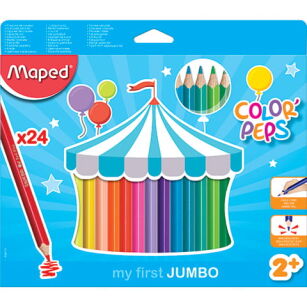 Kredki Jumbo Color Peps Early Age Maped 24 kolory