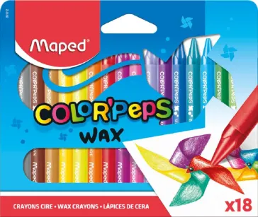 Kredki świecowe Maped Color Peps 18 kolorów