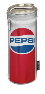 Biało-czerwony piórnik tuba Pepsi Retro Maped Helix