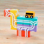 Klocki magnetyczne Qbi Happy School Bus - 7
