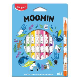 Flamastry MUMINKI 12 kolorów