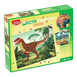 Zestaw kreatywny mozaiki Dinozaury