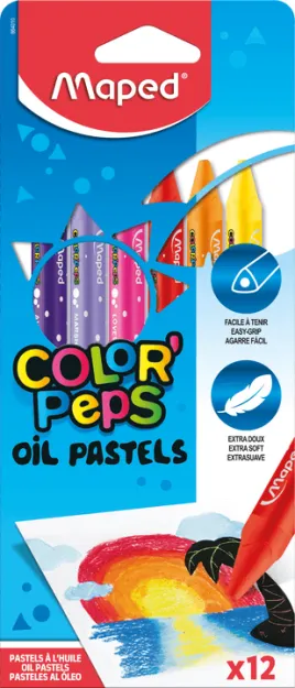 Карандаші Color Peps олійні Мaped 12 кольорів
