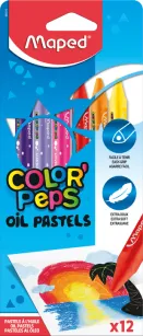 Kredki Color Peps pastele olejne Maped 12 kolorów