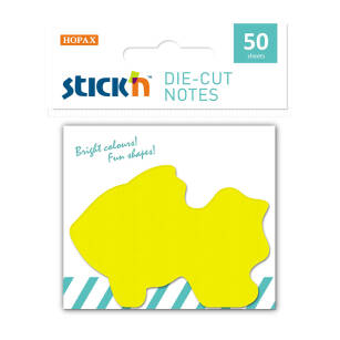 Zabawny notes w kształcie żółtej rybki