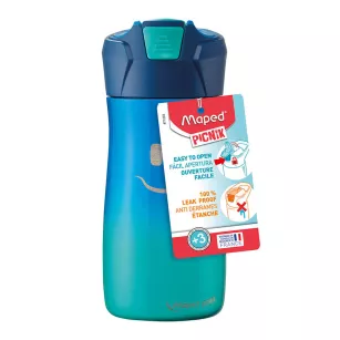 Butelka (Bidon) stal nierdzewna Maped Picnik Concept Kids 430 ml niebieska