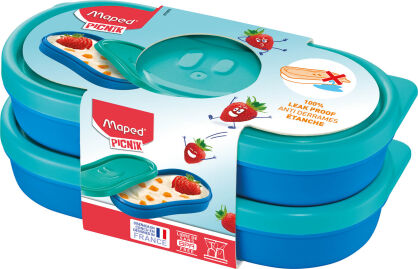 Pudełko śniadaniowe snackbox (Lunchbox) Maped Picnik Concept Kids 2 sztuki