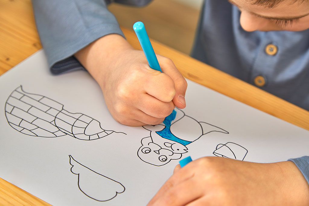 trwałe flamastry dla dziecka 