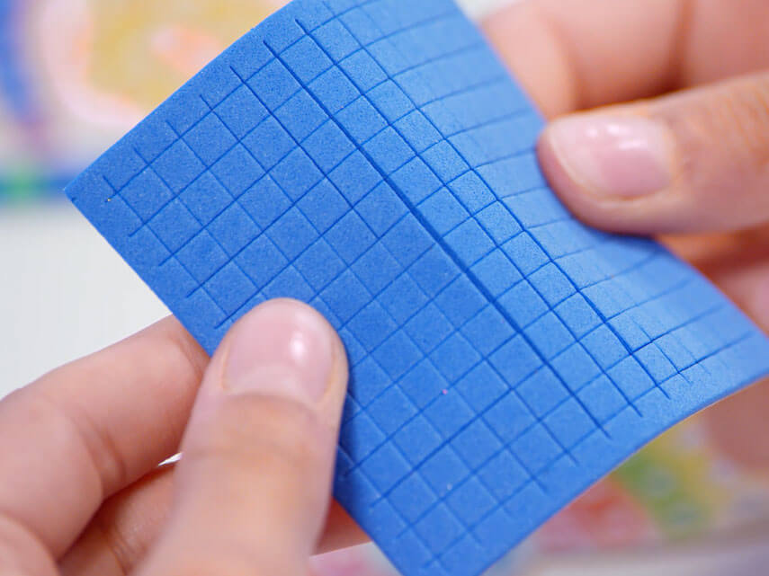 Квадратики синьої мозаїки самоприклеючої